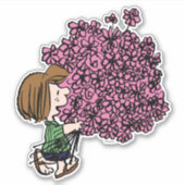 pinda's | Peppermint Patty Pink Bouquet Sticker (Voorkant)