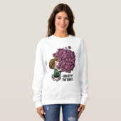 pinda's | Peppermint Patty Pink Bouquet Trui (Voorkant volledig)