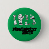 pinda's | Peppermint Patty Ronde Button 5,7 Cm (Voorkant)