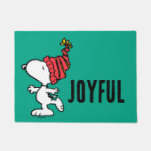 pinda's | Pet van Snoopy Winter Beanie Deurmat (Voorkant)