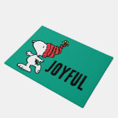 pinda's | Pet van Snoopy Winter Beanie Deurmat (Schuin)