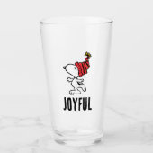 pinda's | Pet van Snoopy Winter Beanie Glas (Voorkant)