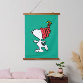 pinda's | Pet van Snoopy Winter Beanie Hangend Wandkleed (Slaapkamer)