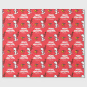 pinda's | Pet van Snoopy Winter Beanie | Jouw name Cadeaupapier (Vlak)