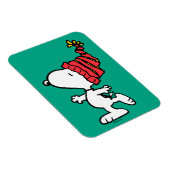 pinda's | Pet van Snoopy Winter Beanie Magneet (Rechterzijde)