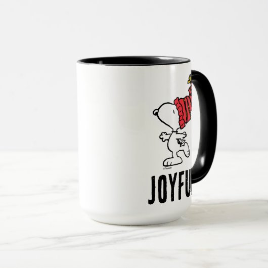 pinda's | Pet van Snoopy Winter Beanie Mok (Voorkant rechts)