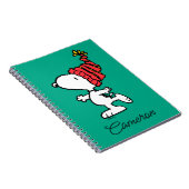 pinda's | Pet van Snoopy Winter Beanie Notitieboek (Rechterzijde)