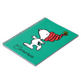 pinda's | Pet van Snoopy Winter Beanie Notitieboek (Linkerzijde)