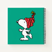 pinda's | Pet van Snoopy Winter Beanie Notitieboek (Achterkant)