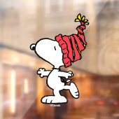 pinda's | Pet van Snoopy Winter Beanie Raamsticker (Vel 2)