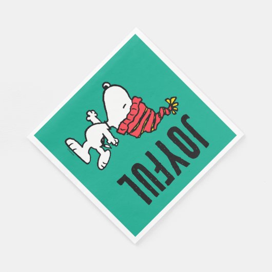 pinda's | Pet van Snoopy Winter Beanie Servet (Hoek)