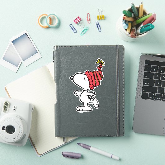 pinda's | Pet van Snoopy Winter Beanie Sticker (iPad Cover)