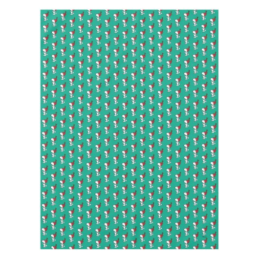 pinda's | Pet van Snoopy Winter Beanie Tafelkleed (Voorkant)