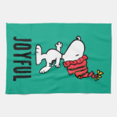 pinda's | Pet van Snoopy Winter Beanie Theedoek (Horizontaal)