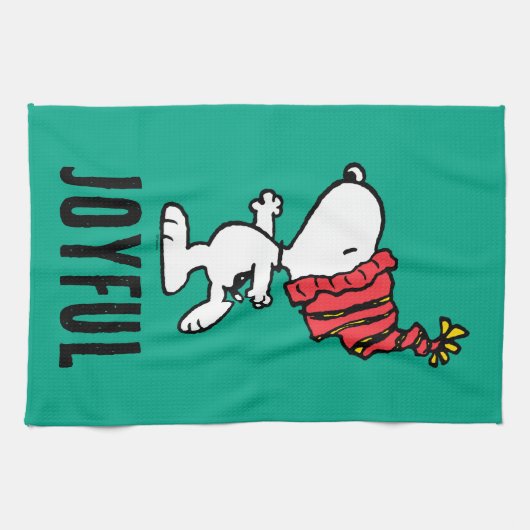 pinda's | Pet van Snoopy Winter Beanie Theedoek (Horizontaal)