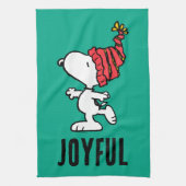 pinda's | Pet van Snoopy Winter Beanie Theedoek (Verticaal)