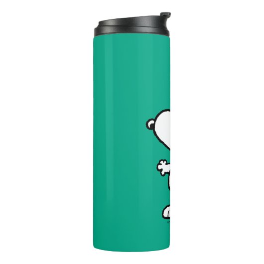 pinda's | Pet van Snoopy Winter Beanie Thermosbeker (Gedraaid links)