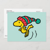 pinda's | Pet Woodstock Winter Beanie Briefkaart (Voorkant / Achterkant)