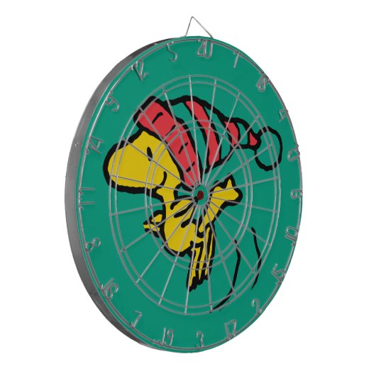 pinda's | Pet Woodstock Winter Beanie Dartbord (Voorkant Links)