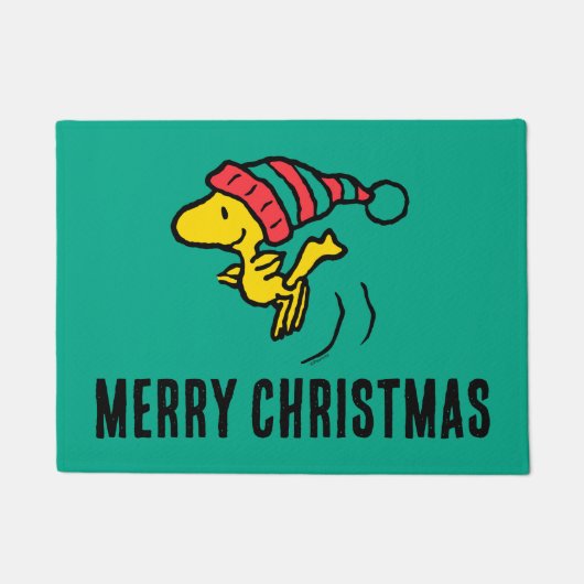 pinda's | Pet Woodstock Winter Beanie Deurmat (Voorkant)