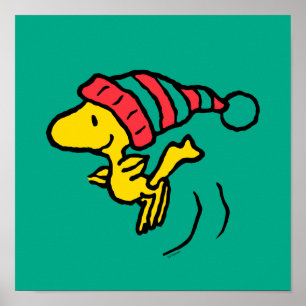 pinda's   Pet Woodstock Winter Beanie Poster