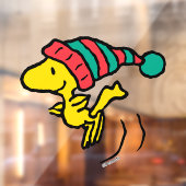 pinda's | Pet Woodstock Winter Beanie Raamsticker (Vel 2)