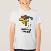 pinda's | Pet Woodstock Winter Beanie Tri-Blend Shirt (Voorkant)