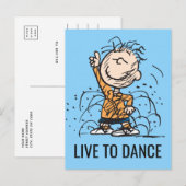 pinda's | Pigpen dansen Briefkaart (Voorkant / Achterkant)