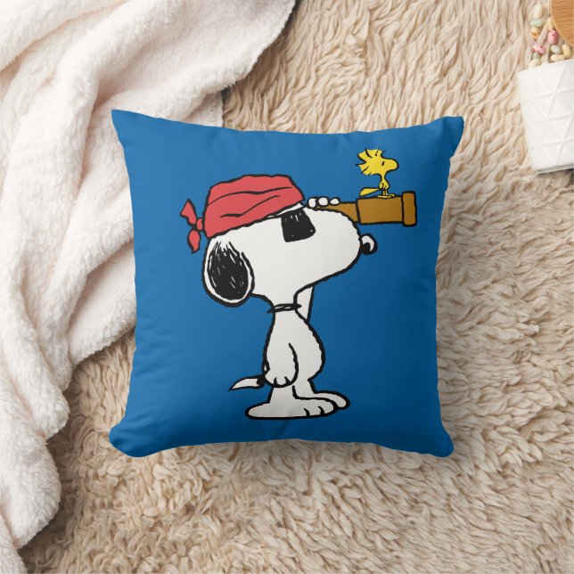 pinda's | Pirate Snoopy and Woodstock Kussen (Deken)