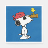pinda's | Pirate Snoopy and Woodstock Servet (Voorkant)