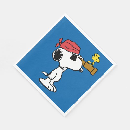 pinda's | Pirate Snoopy and Woodstock Servet (Hoek)