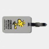 pinda's | Pomping van hout Bagagelabel (Achterkant horizontaal)