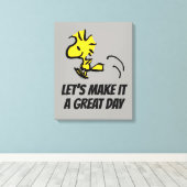 pinda's | Pomping van hout Canvas Afdruk (Insitu (Houten vloer))