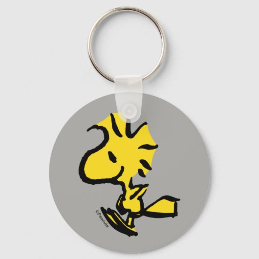 pinda's | Pomping van hout Sleutelhanger (Voorkant)