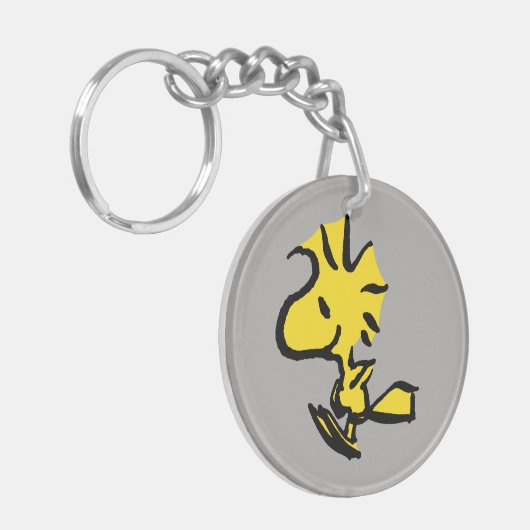 pinda's | Pomping van hout Sleutelhanger (Voorkant Links)