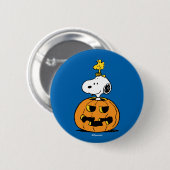 pinda's | Pop van snoopy en Woodstock Ronde Button 5,7 Cm (Voorkant /achterkant)
