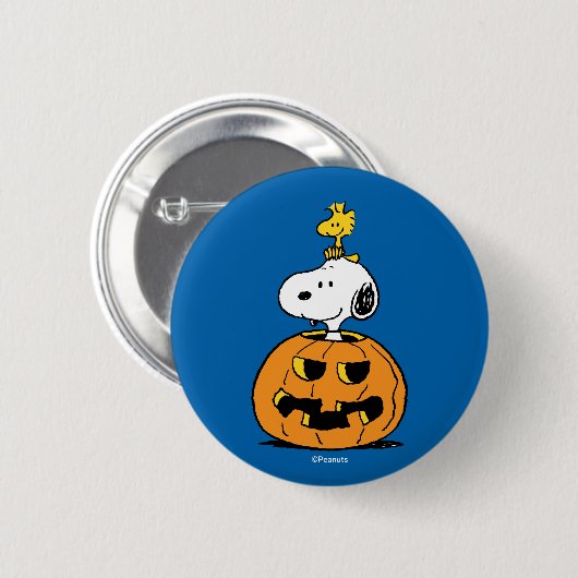 pinda's | Pop van snoopy en Woodstock Ronde Button 5,7 Cm (Voorkant /achterkant)