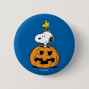 pinda's Pop van snoopy en Woodstock Ronde Button 5,7 Cm