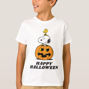 pinda's Pop van snoopy en Woodstock T-shirt