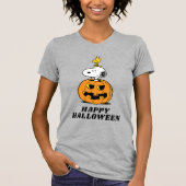 pinda's | Pop van snoopy en Woodstock T-shirt (Voorkant)