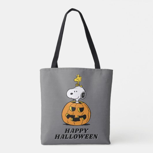 pinda's | Pop van snoopy en Woodstock Tote Bag (Achterkant)