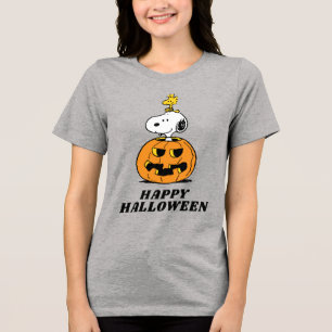 pinda's Pop van snoopy en Woodstock Tri-Blend Shirt