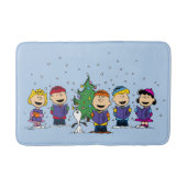 pinda's | Rond de kerstboom Badmat (Voorkant)