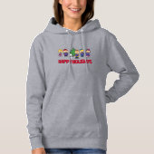 pinda's | Rond de kerstboom Hoodie (Voorkant)