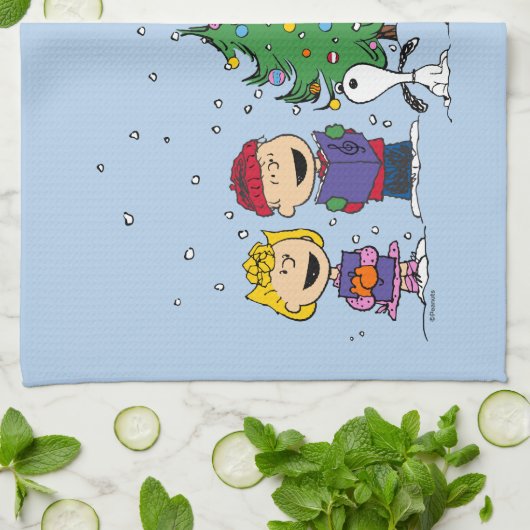 pinda's | Rond de kerstboom Theedoek (Gevouwen)