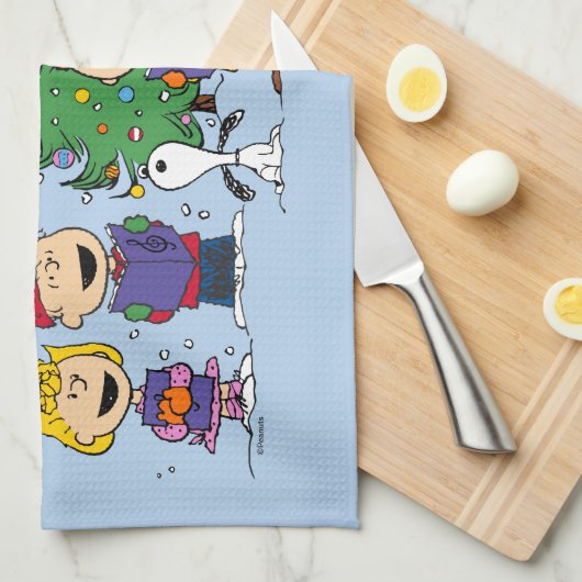 pinda's | Rond de kerstboom Theedoek (Quarter Fold)