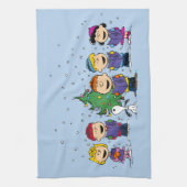 pinda's | Rond de kerstboom Theedoek (Verticaal)