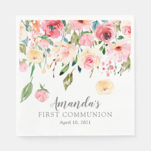 Pinda's Roos Floral First Community Servet