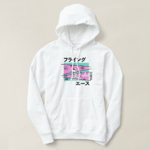 pinda's roze vliegende aas hoodie