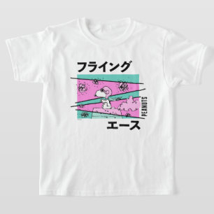 pinda's   roze vliegende aas t-shirt